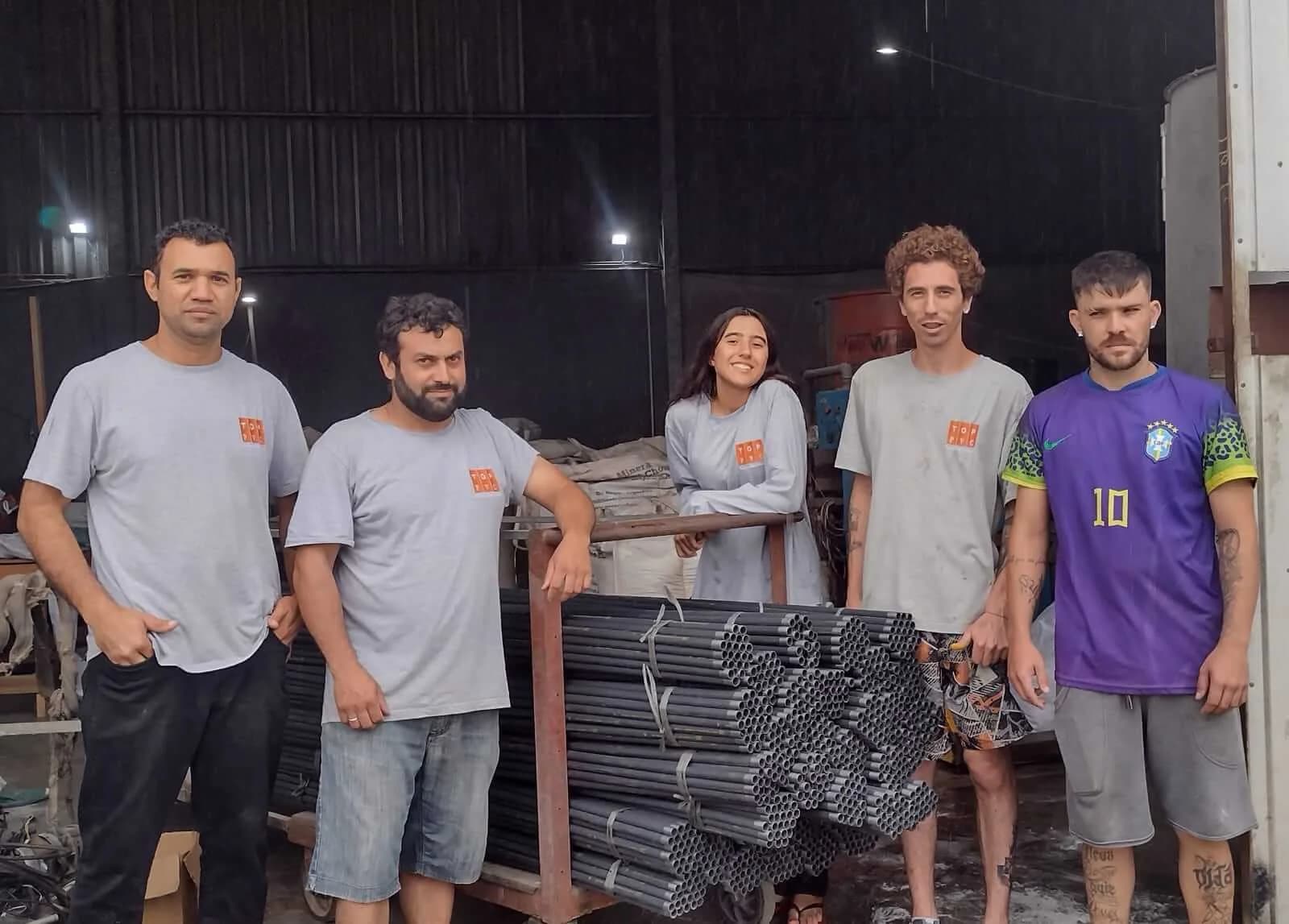Top PVC — Equipe e instalações